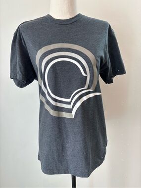 Guggenheim Museum Men's Charcoal Graphic Short Sleeve Tee -